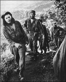 Castro and rebels in Sierra Maestra
