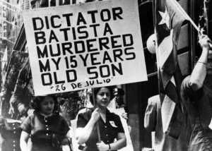 Anti-Batista protest
