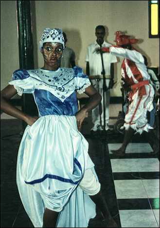 Afro-Cuban dancer in Havana